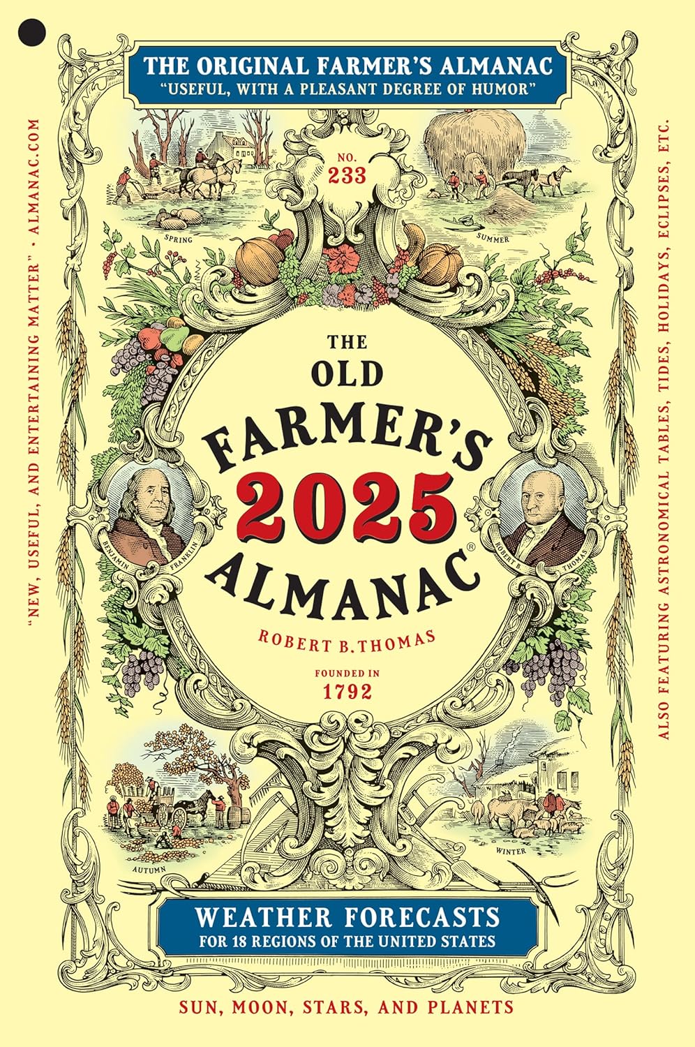 The 2025 Old Farmer's Almanac - NJ Corrections Bookstore