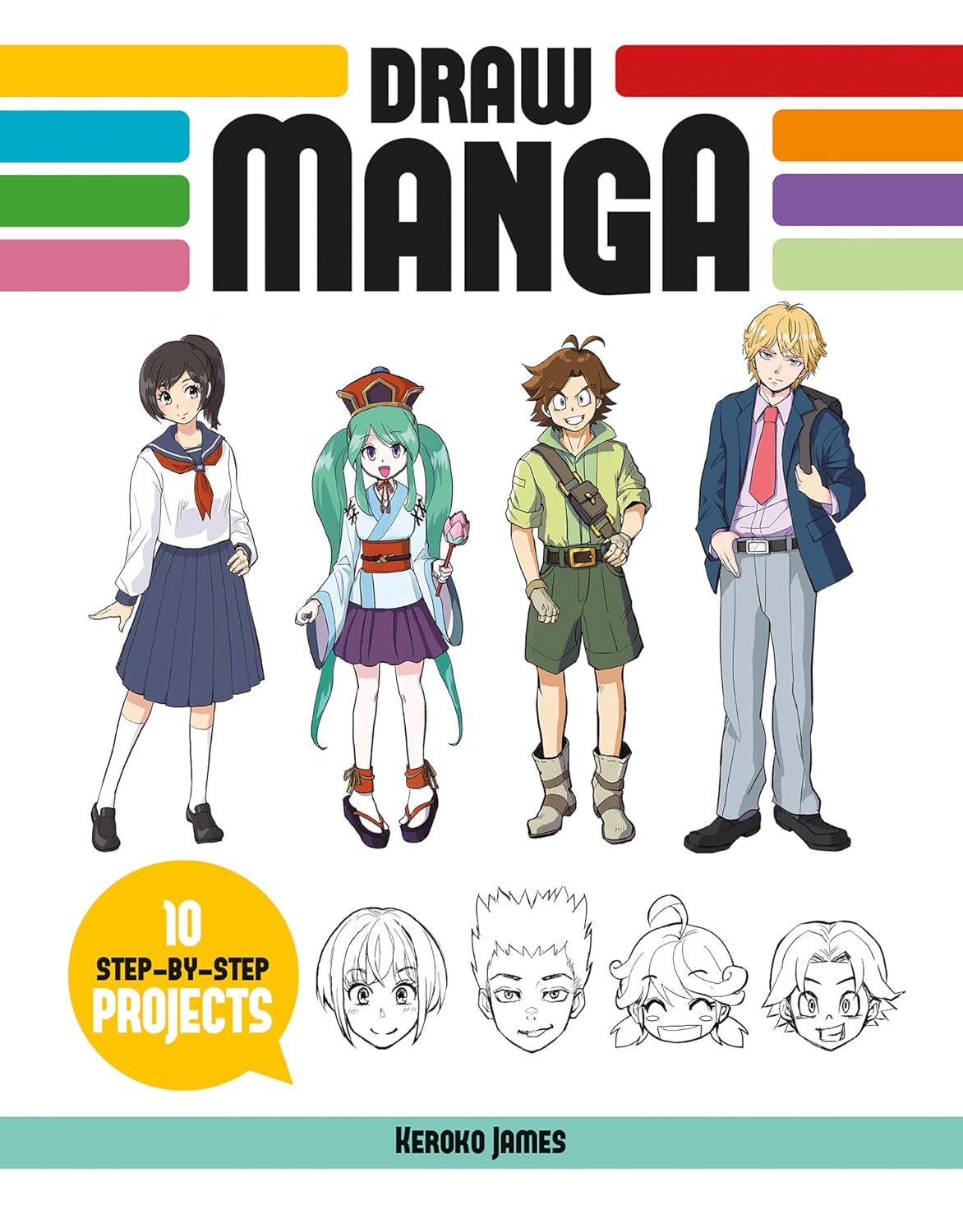 Draw Manga: 10 Step-By-Step Projects - NJ Corrections Bookstore