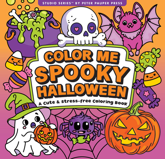 Color Me Spooky Halloween Artist's Coloring Book (31 Single-Sided Designs on Thick Paper) by Peter Pauper Press Inc