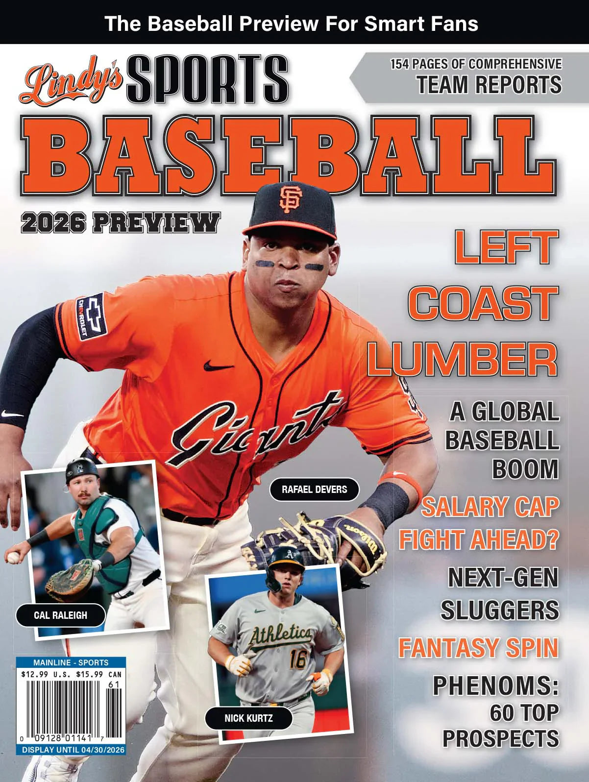 2026 Lindy's Baseball Preview Magazine / Covers Vary