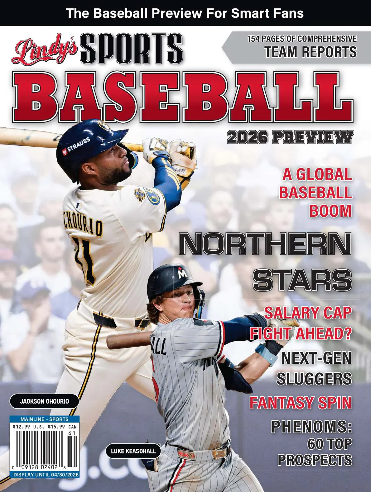 2026 Lindy's Baseball Preview Magazine / Covers Vary