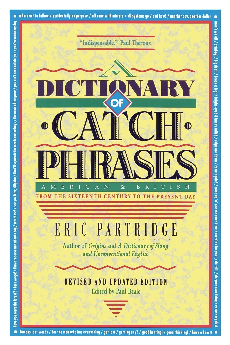 Dictionary of Catch Phrases - NJ Corrections Bookstore