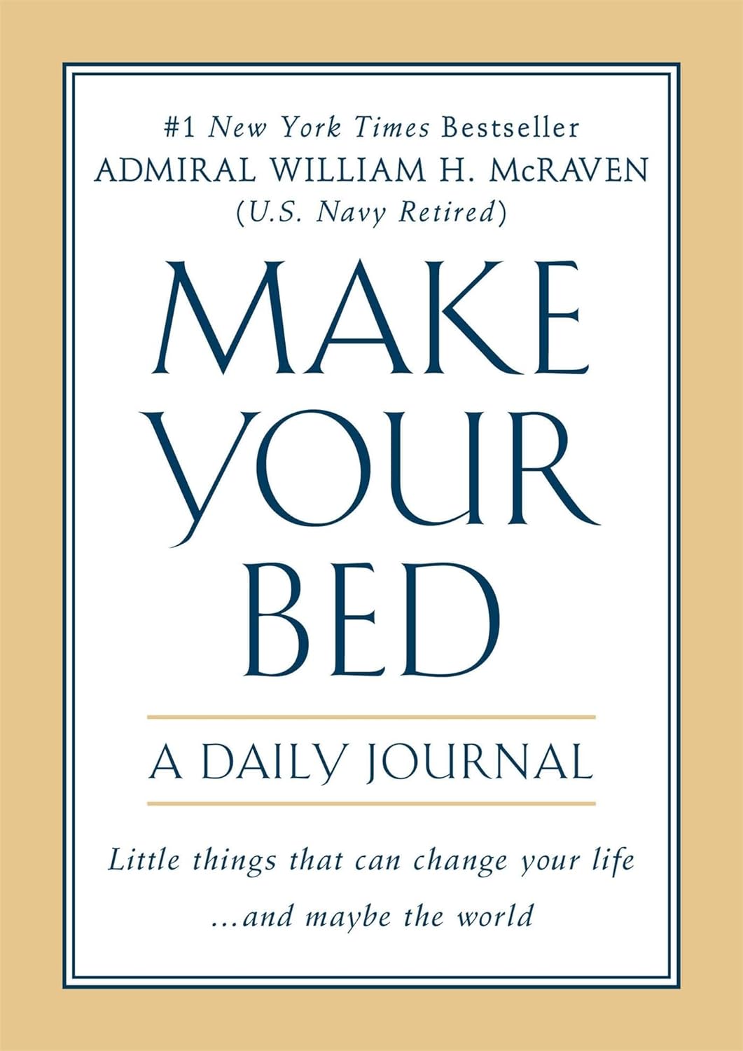 Make Your Bed - A Daily Journal - NJ Corrections Bookstore