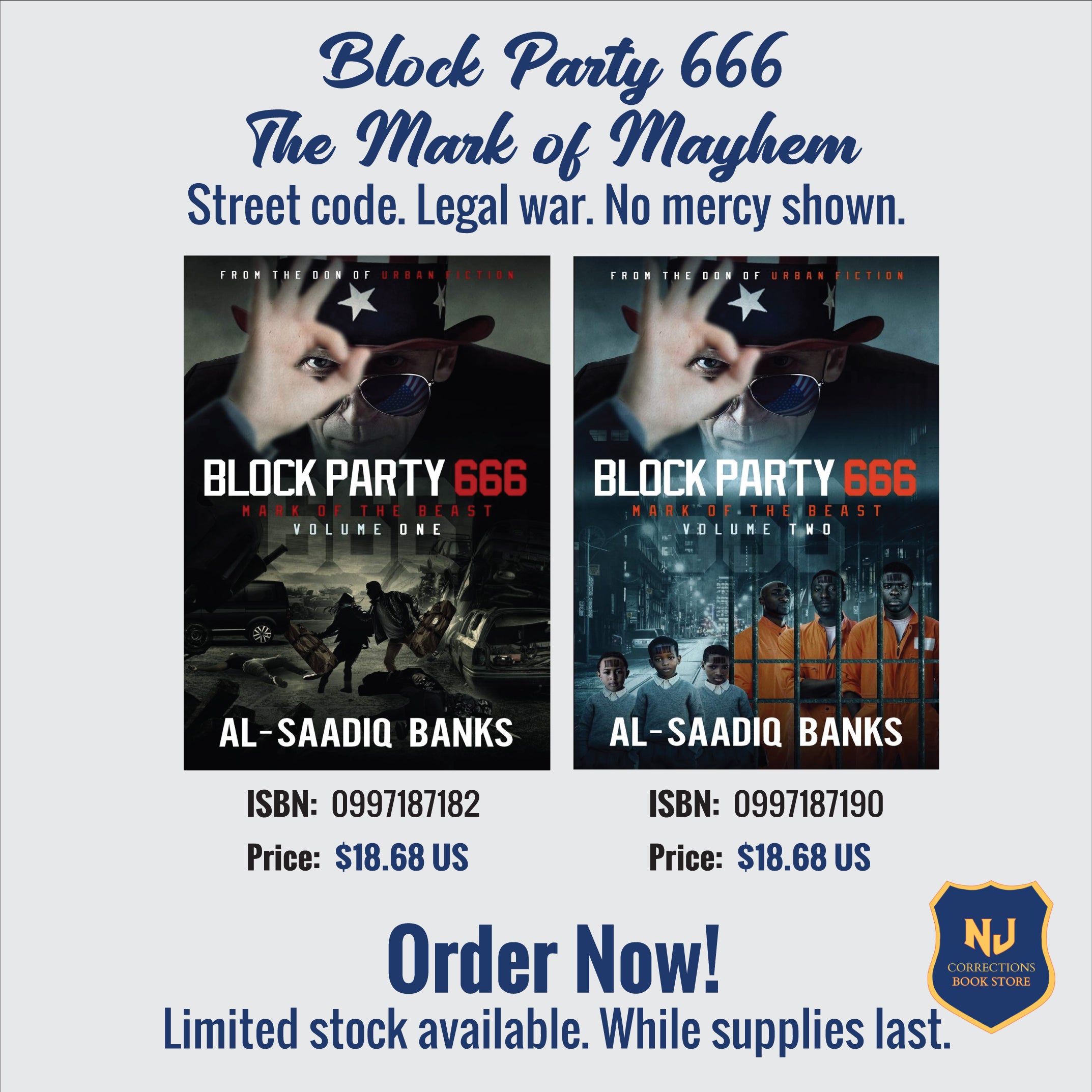 Block Party 666 The Mark of Mayhem Duo - Street Code. Legal War. No Mercy Shown