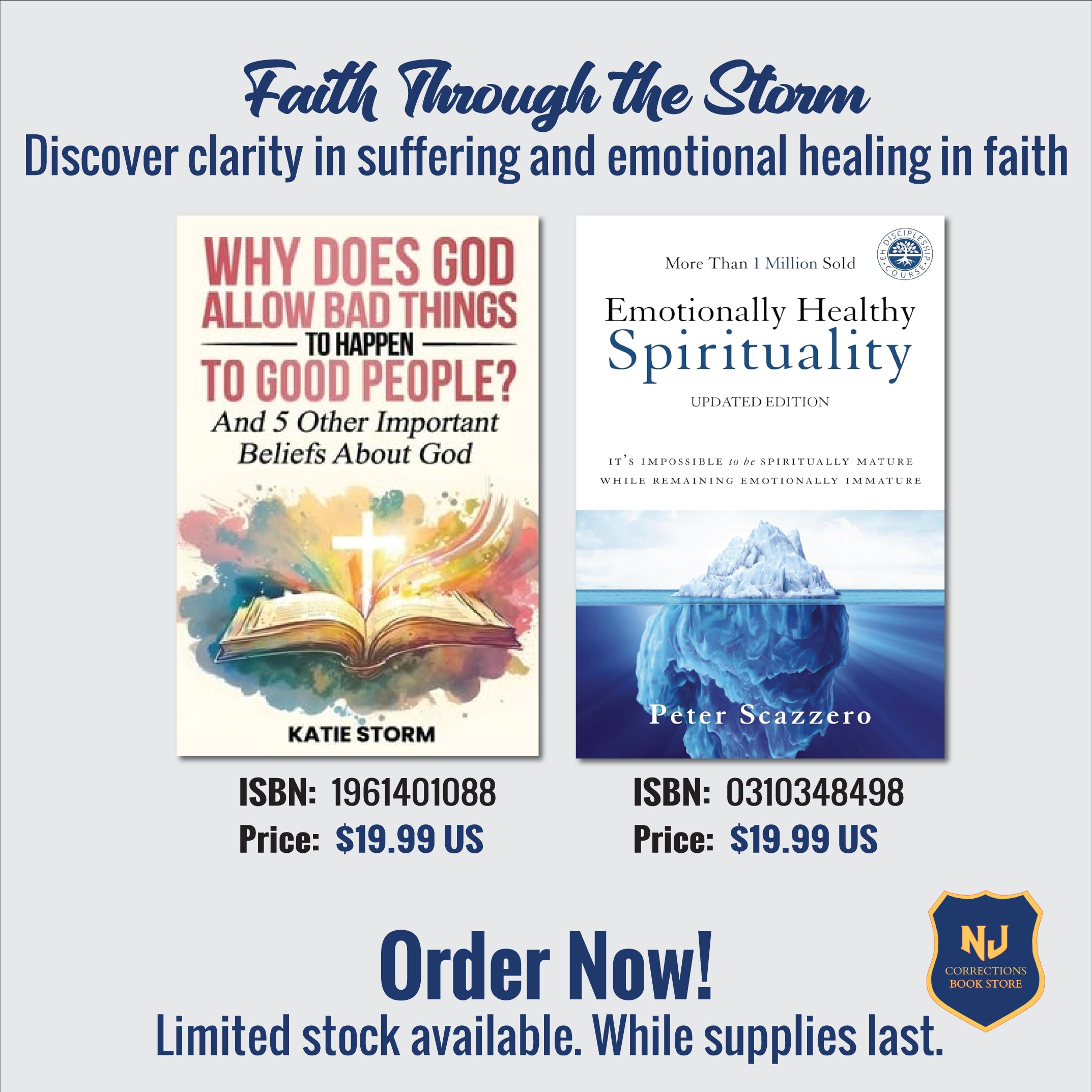Faith Through the Storm - Discover Clarity in Suffering and Emotional Healing in Faith Bundle