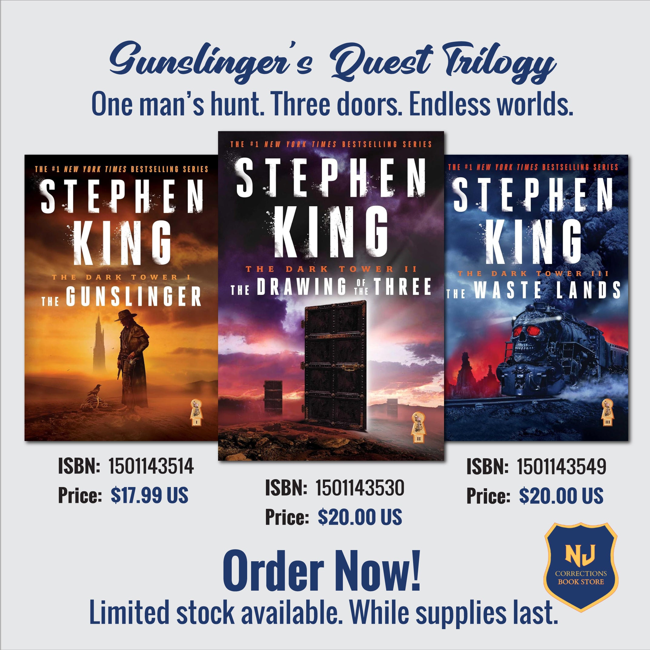 Gunslinger's Quest Trilogy - One Man's Hunt. Three Doors. Endless Worlds Bundle