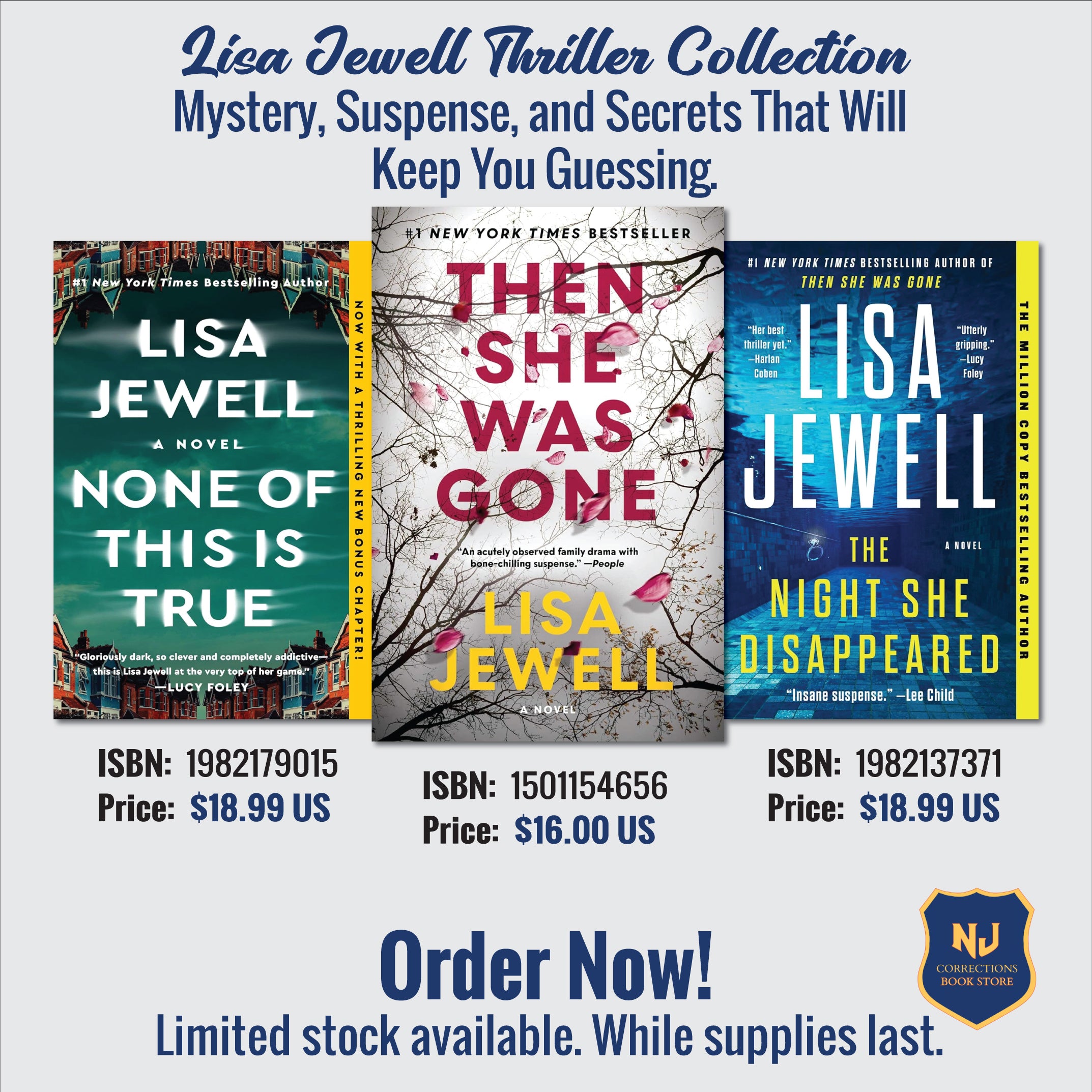 Lisa Jewell Thriller Collection - Mystery, Suspense, and Secrets That Will Keep You Guessing Bundle