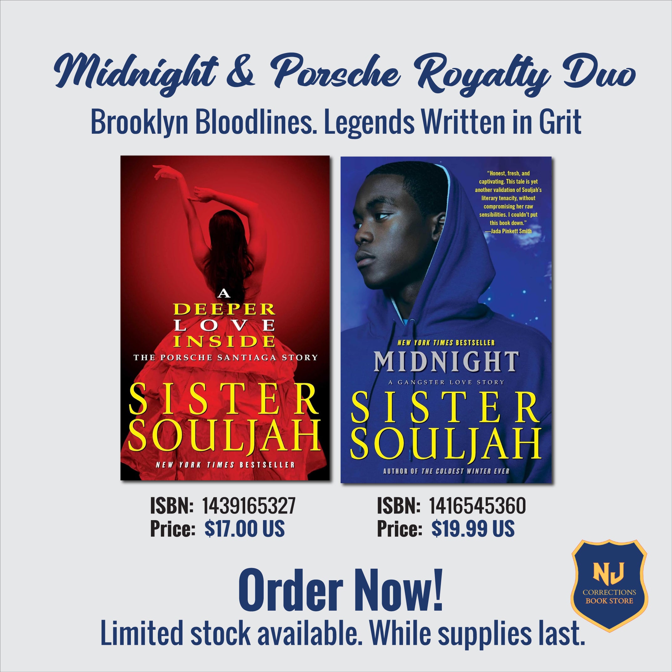 Midnight & Porsche Royalty Duo - Brooklyn Bloodlines. Legends Written in Grit Bundle