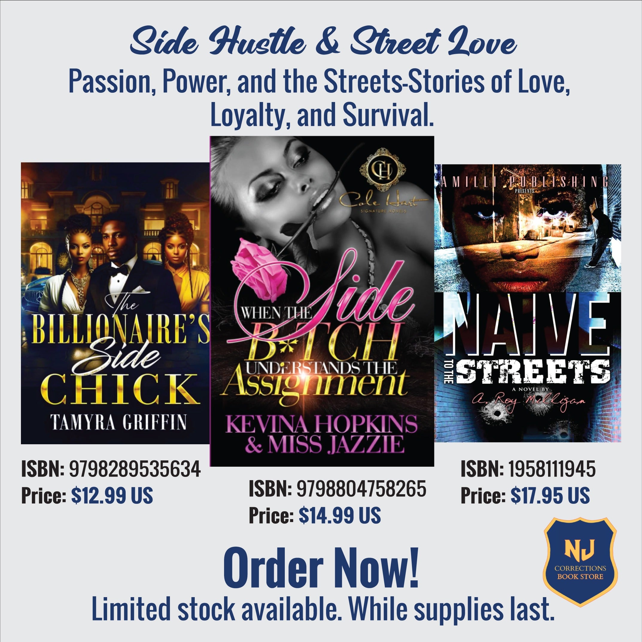 Side Hustle & Street Love – Passion, Power, and the Streets Bundle – 3 Book Set