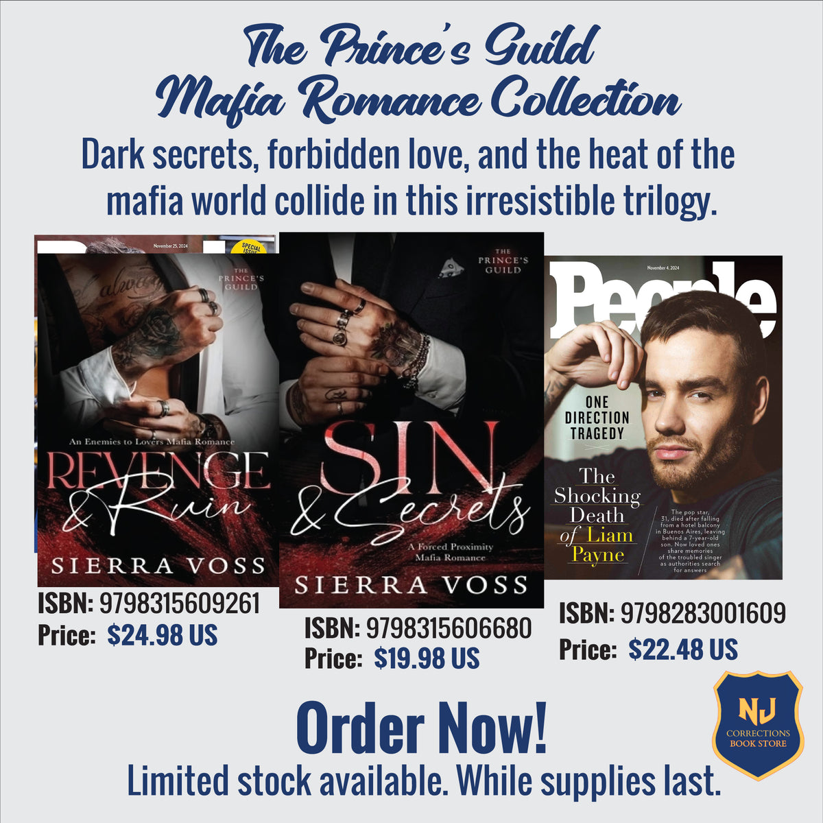 The Prince's Guild Mafia Romance Collection Bundle – Revenge & Ruin, Sin & Secrets by Sierra Voss & People Magazine