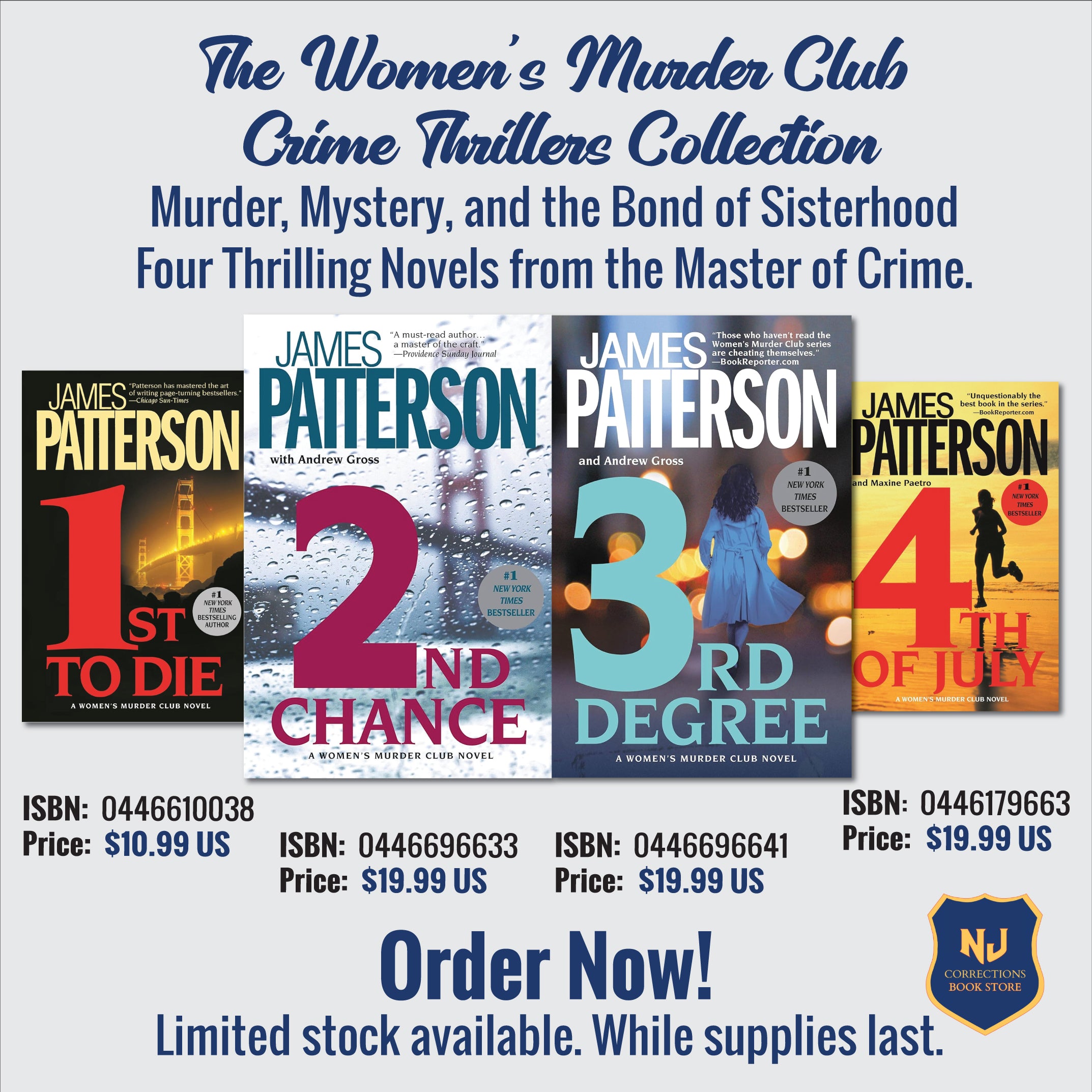 The Women's Murder Club Crime Thrillers Collection - Murder, Mystery, and the Bond of Sisterhood - Four Thrilling Novels from the Master of Crime Bundle