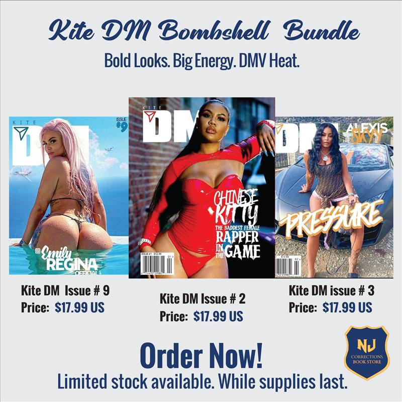 Kite DM Bombshell Bundle – Issues #2, #3 & #9 featuring Chinese Kitty, Alexis Skyy & Emily Regina