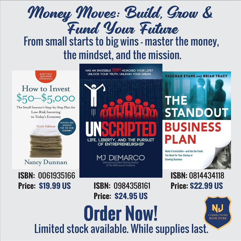 Money Moves: Build, Grow & Fund Your Future Bundle – How to Invest $50-$5,000, Unscripted & The Standout Business Plan