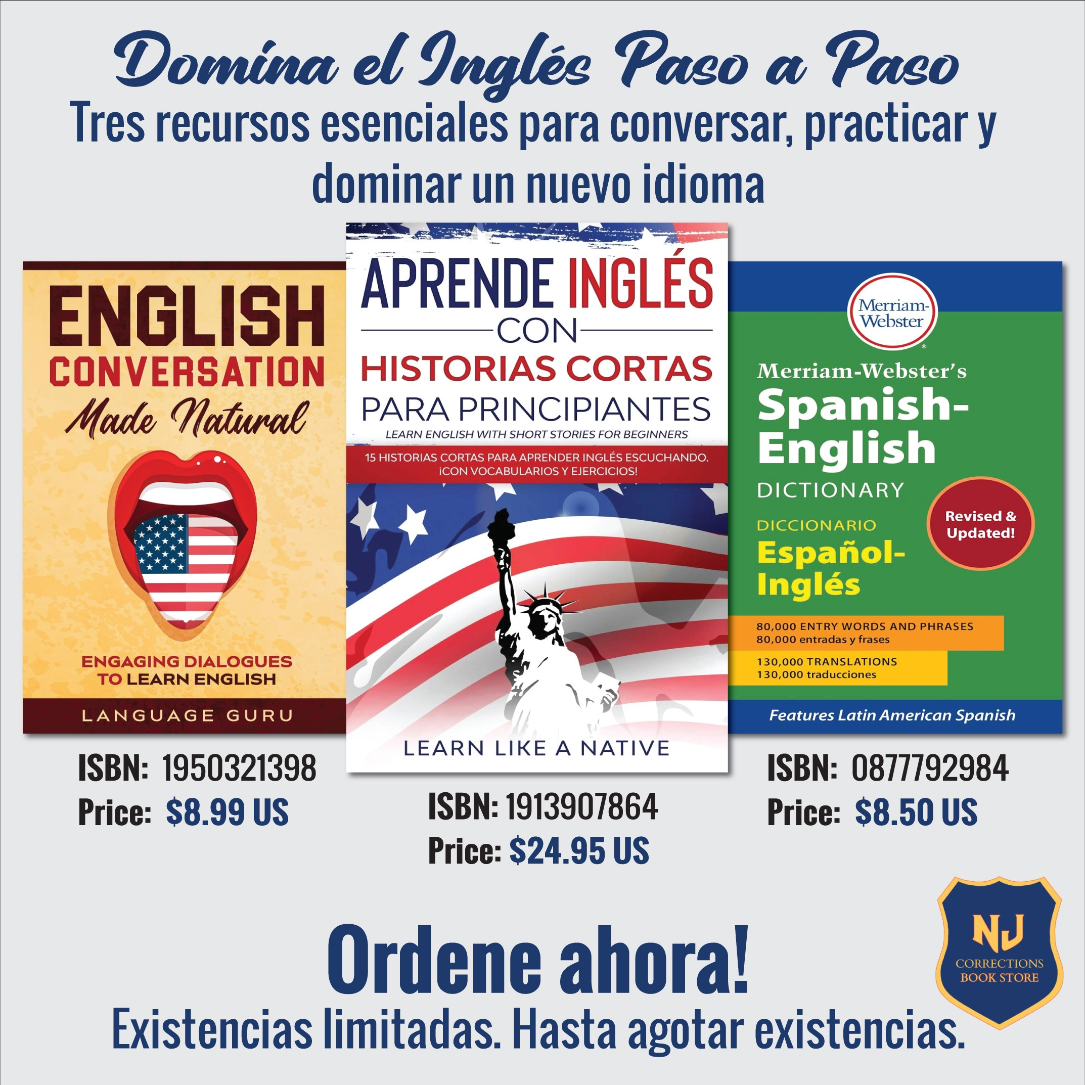 Domina el Inglés Paso a Paso - Tres recursos esenciales para conversar, practicar y dominar un nuevo idioma Bundle