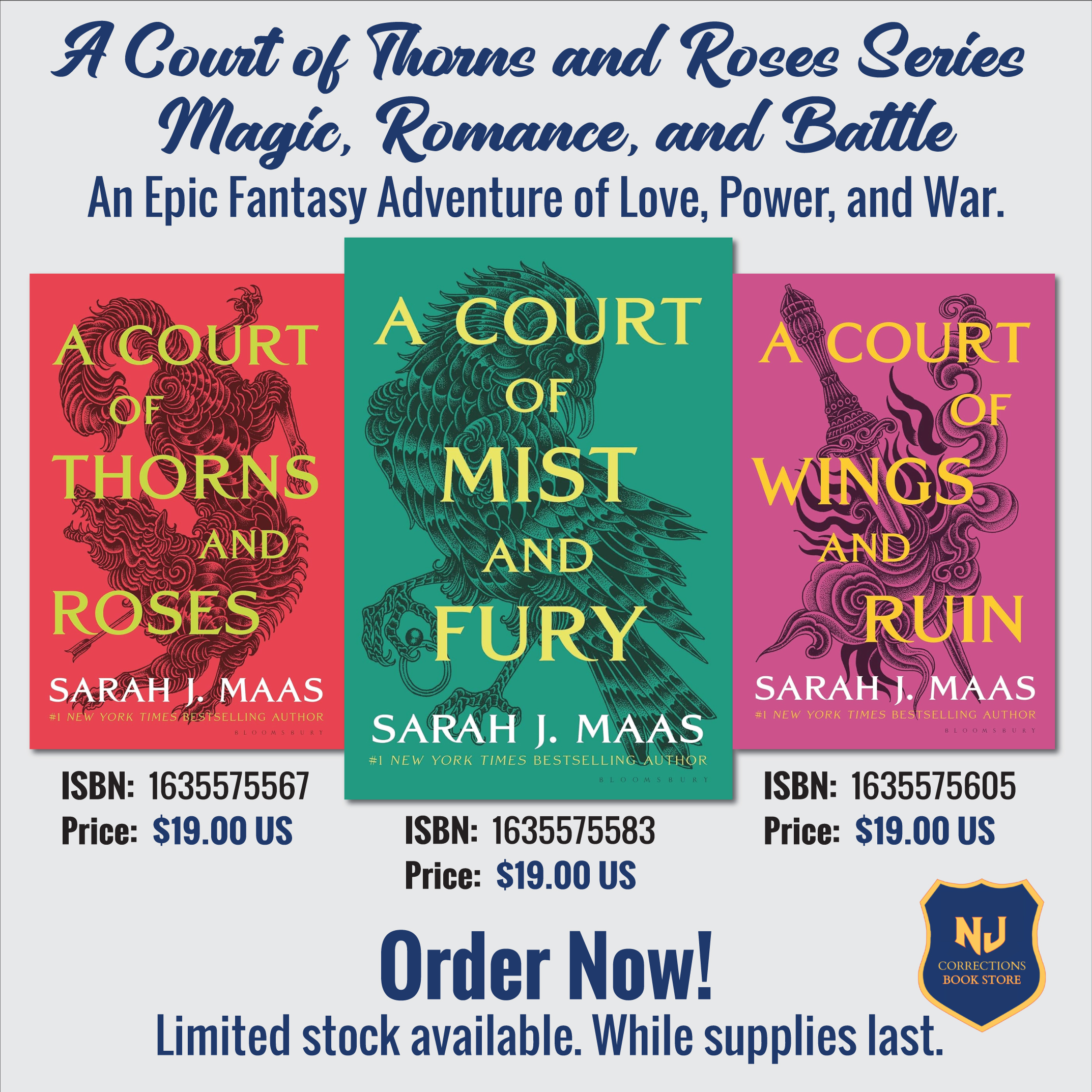 A Court of Thorns and Roses Series - Magic, Romance, and Battle Bundle