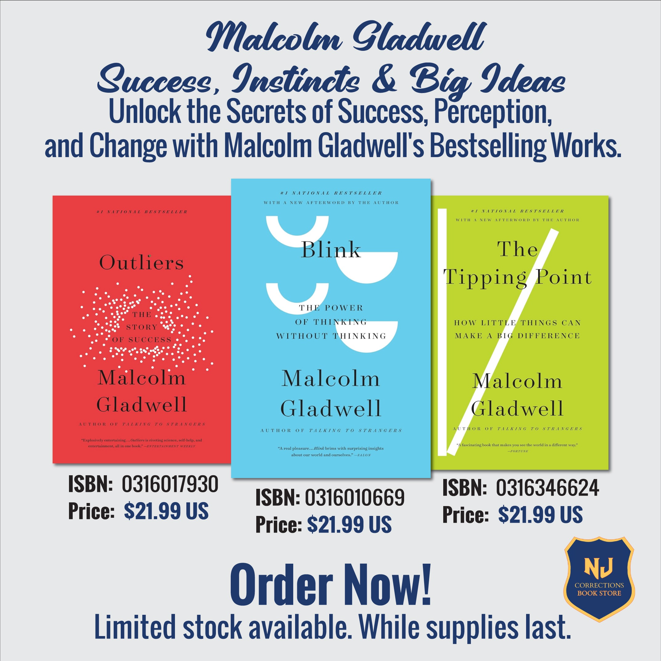 Malcolm Gladwell - Success, Instincts & Big Ideas Bundle