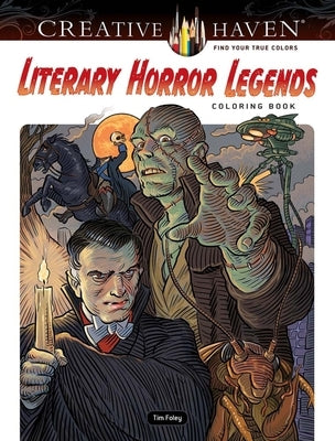 Creative Haven Literary Horror Legends Coloring Book Paperback Dover Publications