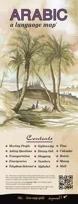 Arabic a Language Map: Quick Reference Phrase Guide for Beginning and Advanced Use. Words and Phrases in English, Arabic, and Phonetics for E Paperback Bilingual Books (WA)