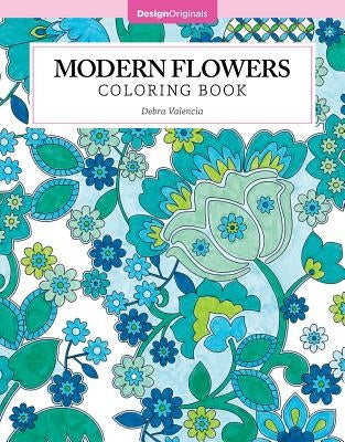 Modern Flowers Coloring Book Paperback Design Originals