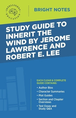 Study Guide to Inherit the Wind by Jerome Lawrence and Robert E. Lee Paperback Dexterity