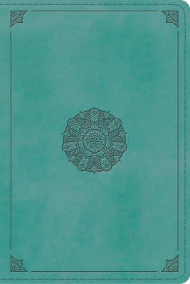 ESV Study Bible, Personal Size (Trutone, Turquoise, Emblem Design) Crossway