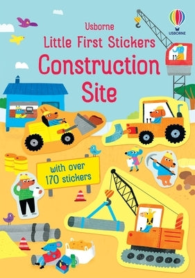 Little First Stickers Construction Site Paperback Usborne Books