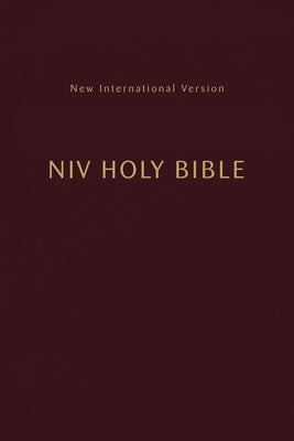 Niv, Holy Bible, Compact, Paperback, Burgundy, Comfort Print Bible Zondervan