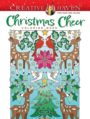 Creative Haven Christmas Cheer Coloring Book Paperback Dover Publications