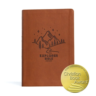 CSB Explorer Bible for Kids, Brown Mountains Leathertouch, Indexed: Placing God's Word in the Middle of God's World Bible Holman Bibles