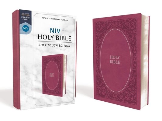 NIV, Holy Bible, Soft Touch Edition, Imitation Leather, Pink, Comfort Print Bible Zondervan