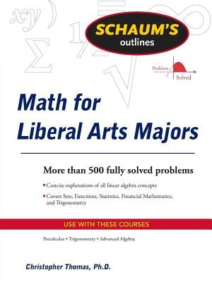 Math for Liberal Arts Majors Paperback McGraw-Hill Companies