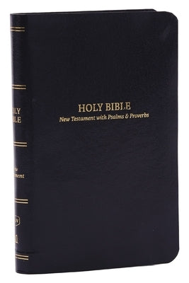 Kjv, Pocket New Testament with Psalms and Proverbs, Black Leatherflex, Red Letter, Comfort Print Bible Thomas Nelson