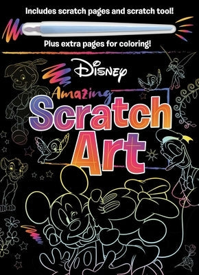 Disney - Amazing Scratch Art: With Scratch Tool and Coloring Pages Paperback Igloo Books