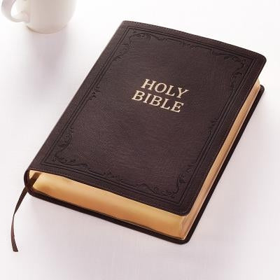 KJV Super Giant Print Lux-Leather Brown by