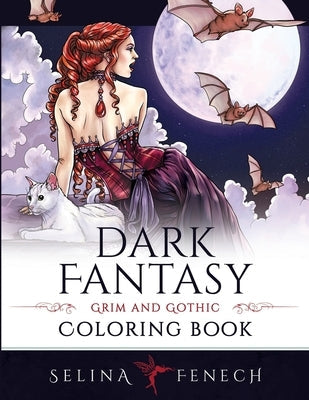 Dark Fantasy Coloring Book Paperback Fairies and Fantasy Pty Ltd