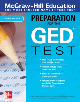 McGraw-Hill Education Preparation for the GED Test, Fourth Edition Paperback McGraw-Hill Companies