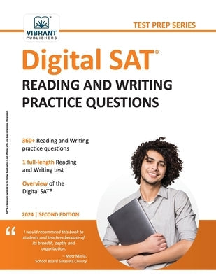 Digital SAT Reading and Writing Practice Questions Paperback Vibrant Publishers