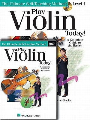 Play Violin Today! Beginner's Pack: Level 1 Book/Online Audio/DVD Pack Paperback Hal Leonard Publishing Corporation
