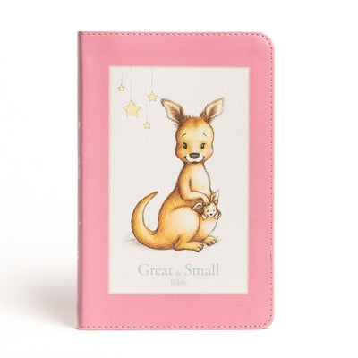 CSB Great and Small Bible, Pink Leathertouch: A Keepsake Bible for Babies Bible Holman Bibles