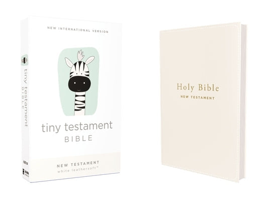 Niv, Tiny Testament Bible, New Testament, Leathersoft, White, Comfort Print Bible Zonderkidz