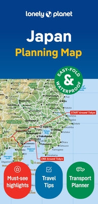 Lonely Planet Japan Planning Map Folded Lonely Planet