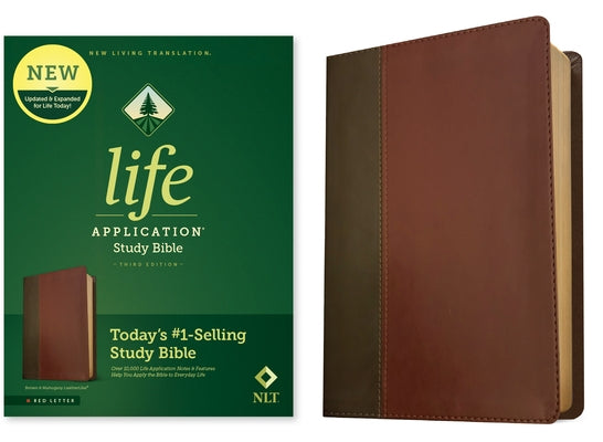NLT Life Application Study Bible, Third Edition (Red Letter, Leatherlike, Brown/Tan) Bible Tyndale House Publishers