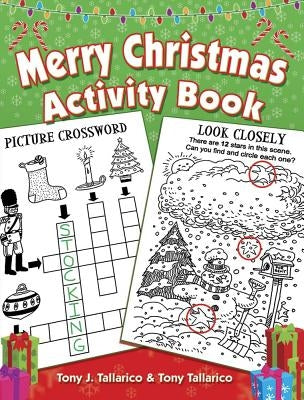 Merry Christmas Activity Book Paperback Dover Publications