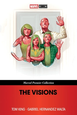 Paperback of The Visions from Marvel Universe's Premier Collection featuring Marvel superhero artwork and iconic design.