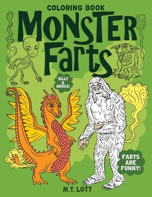 Monster Farts Coloring Book Paperback Eclectic Esquire Media, LLC