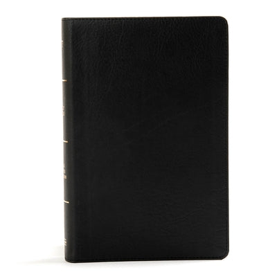 KJV Large Print Personal Size Reference Bible, Black Leathertouch by Holman Bible Publishers