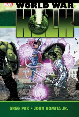 Marvel Universe Hulk: World War Hulk paperback comic book featuring the iconic green superhero in a dynamic action pose.