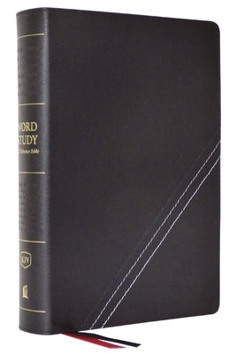 Kjv, Word Study Reference Bible, Bonded Leather, Black, Red Letter, Comfort Print: 2,000 Keywords That Unlock the Meaning of the Bible Bible Thomas Nelson