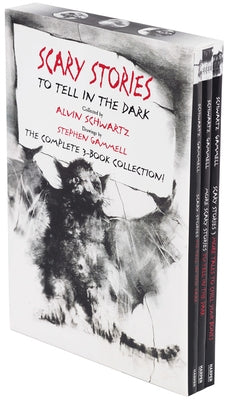 Scary Stories Paperback Box Set: The Complete 3-Book Collection with Classic Art by Stephen Gammell Boxed Set HarperCollins