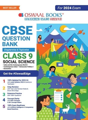 Oswaal CBSE Class 9 Social Science Question Bank (2024 Exam) Paperback Oswaal Books and Learning Pvt Ltd